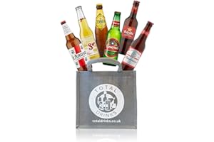 ROYCE MORGAN Premium World Lager Mixed Case Gift Set of 6 Beers World Beer Gift in Jute Estrella Damm, Sol, Budweiser, Mythos, Ichnusa, Cobra