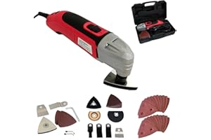 TOOLTIME. Voche 300W Multi Function Oscillating Power Tool with 65 Assorted Accessories and Storage Case
