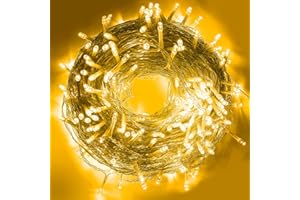 BLOOMWIN 100M 500 LEDs Guirnalda Luminosa Exterior Interior - Cadena de Luces Navidad 8 Modos - Cortina Impermeable para Decoración Fiesta Boda Dormitorio Patio Jardín Bar