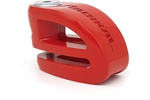 Radikal RK306R Antirrobo Moto Disco ø6 Doble Puente, Metalizado