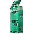 OKAMOTO 003 Aloe Condoms|Japan's Best Only Natural Water Based Lube Condom In India|Thinnest Premium Condoms For Men - Made In Japan|0.03 Mm Thin Extra Lubricated (Pack Of 1)