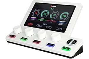 BEACN Mix Create Audio Interface | Windows USB C Audio Mixer for Content Creators | Volume Control for Twitch and YouTube Streams | Content Creator Essentials for Streaming (Light)