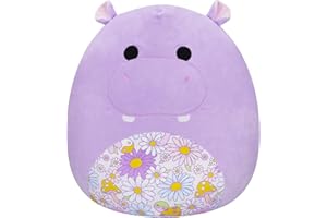 Squishmallows SQCR05494 - Hanna das lila Nilpferd 50 cm, offizielles Jazwares Plüsch, superweiches Kuscheltier