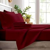 ONIROS Home Luxury Bedding Set 180 x 200 cm Includes 2 Pillowcases 50 x 80 cm | Fitted Sheet 180 x 200 cm and Top Sheet 180 x