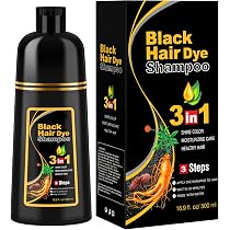 Dyceittdia 3-in-1 Haarfärbeshampoo 500ml – Färbt Graue Haare & Pflegt