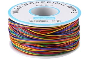 HILILAND 1 Rolle Wickeldraht Bunte Elektrokabel P/N B-30-1000 280 Mt 8-draht Farbige Isolierung Verpackung Kupferkabel Verzinnte Kupfer Solid Kabel