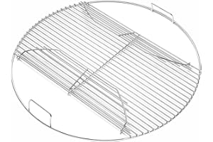 BWISUP Griglia di cottura da 54,6 cm 7436 per griglia barbecue rotonda Weber, ricambio per griglia a carbone Weber da 57 cm, Master-Touch, Bar-B-Kettle e griglia a carbone One-Touch