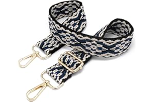 KOCRIS CASA Tracolla Per Borsa Donna Colorate Cinghia Larga Tracolla Catena Crossbody Ricambio Tessuto Regolabile Cintura Cinghie Spalla Ampia Accessori Gold E04