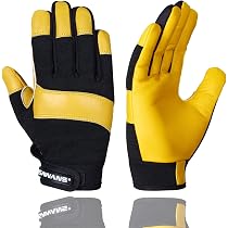 Gants De Jardinage En Cuir WESTWOOD FOX – Résistants Aux épines, Pour Hommes Et Femmes – Pour Travaux Extérieurs, Construction, Bricolage