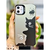 Go Aksesuar Iphone 11 ile Uyumlu (12 G&ouml;r&uuml;n&uuml;ml&uuml;) K&Ouml;ŞELİ Parmak İzi Bırakmaz Baskılı Metalik ELECTRO Silikon Kılıf