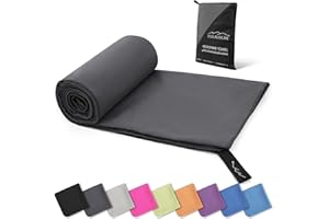 Style Slice Microfibre Towel - Quick dry Lightweight Absorbent Travel Towel for Sports Beach Gym Swimming Camping Hiking Drying Pets - Small Medium Large X-Large XX-Large 200 by 100cm