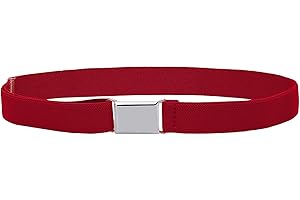 Buyless Fashion Cinturón para niño elástico ajustable para bebés con hebilla