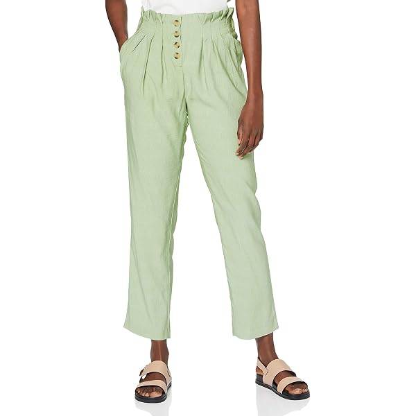YAS Damen Wide Leg Hose „Victoria“ – Weite Stoffhose Aus Recyceltem Polyester
