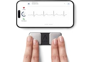 AliveCor KardiaMobile EKG-Monitor |von FDA-zugelassen | Kabelfrei| Kompatibel mit Ihrem Smartphone | Erkennt Vorhofflimmern, 