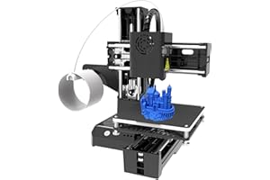 Sunydog 3D Printer Mini Desktop Printing Machine 100x100x100mm Print Size Removable Platform One-Key Printing with TF Card PLA Sample Filament for Beginners Household Education