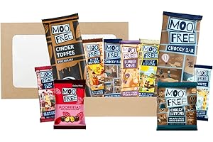 GENERIC Gluten Dairy Free Chocolate Hamper Gift Selection Gift Box Present for All Occasions Christmas Xmas, Birthdays Party Mother's Day, Valentine's Day, Easter - Moo Free