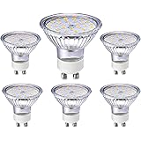 Brantoo GU10 LED Light Bulbs 5W Equivalent to 40W 35W Halogen Bulbs, Warm White 3000K, GU10 Spotlight Led Bulb 420LM, Beam An