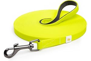 Smycz Rudelkönig z wyściółką uchwytu - 5m / 10m - Wytrzymała i odporna na warunki atmosferyczne smycz do skutecznego szkolenia psów