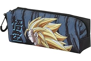 KARACTERMANIA Dragon Ball (Bola de Dragón) Warrior-Estuche Portatodo Cuadrado FAN 2.0, Multicolor, 21 x 8 cm