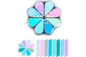 HAINUE Stempelkissen Set Blütenblätter Ink Pad Fingerabdrücke Set 8 Farbe, Fingerstempelfarbe Bunt Abwaschbar Stamp Pad für Papier Handwerk,Stoff Malerei,Scrapbook,Fingerabdruck Leinwand,Kinder Geburtstags