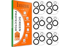 IMBZBK 6 Stück Kameraschutz für iPhone 16 Pro und iPhone 16 Pro Max für Panzerglas Kamera Schutz Zubehör Camera Protector, Hülle Freundlich 9H Kamera Schutzfolie