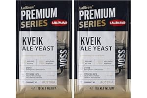 LalBrew Voss Kveik Ale Hefe (2 Stück) – 11 g Beutel von Lallemand – schnell gärende Bierhefe