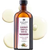 Nature Spell Dandruff Complex Hair Oil, Pre-Diluted Scalp Oil, Vegan, 150ml | Helps Reduce Flaking & Soothes Scalp, with Coco