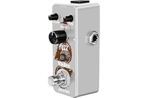 Vivlex LEF-306 Fuzz - Pedale per chitarra, mini, analogico, EH Big Muff, suono cremoso, per chitarra elettrica e basso, con True Bypass