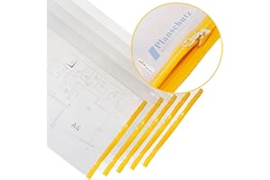 AXIS LINE Lot de 10 pochettes de protection format A0, DIN A1, DIN A2, DIN A3, DIN A4 et dimensions spéciales telles que 700 x 1200 mm, 900 x 1400 mm, 1000 x 1350 mm(230 x 320 mm, format A4)