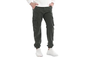 DON JOHNSON Pantaloni Cargo Uomo Pantalone da Uomo con 6 Tasche Pantalone Casual Uomo