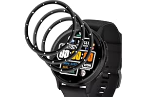 YMHML Panzer Schutz Glas für Garmin Venu 3, 3D-Vollständige Schutzfolie, 9H Härte Anti-Kratzen Panzerfolie, Anti-Bläschen, HD Klar Displayschutz - 3 Stück