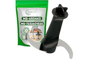 ONIX TECH Lame de Bol de Mixeur Plongeant avec Code Original MS-650443 pour Moulinex pour Tefal - Garantie de 5 Ans