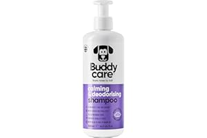 Buddycare Champú para Perros | con Aroma a Lavanda | con Aloe Vera y Pro Vitamina B5 Calmante y Desodorante 500ml