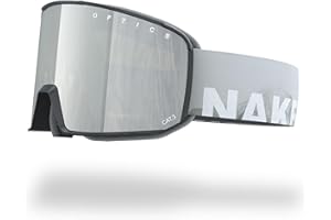 NAKED Optics SOLAR Skibrille für Herren & Damen – Robuste Unisex Ski Brille für Herren & Damen – Hochwertige Schneebrille mit Magnetsystem für Wechselgläser (optional)