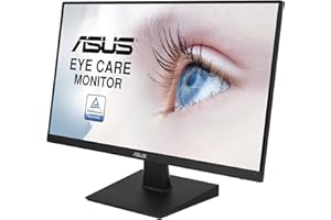 ‎ASUS ASUS Eye Care VA27EHE - 27 Zoll Full HD Monitor - Rahmenlos, Flicker-Free, Blaulichtfilter, FreeSync - 75 Hz, 16:9 IPS Panel, 1920x1080 - HDMI, D-Sub