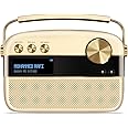 Saregama Carvaan Hindi Portable Music Player - Sound by Harman/Kardon with 5000 Preloaded songs, FM/ BT/AUX - Wine Gold (Champagne Gold)