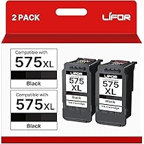 PG-575XL Zwart Compatibel voor Canon 575, Printercartridges