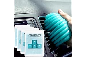 COLORCORAL Car Cleaning Gel for Cleaning Gel Car interio Cleaning Putty Cleaner Car Putty Cleaner Dust Cleaning Gel Universal Dust Cleaner Dust Cleaning mud Dust Removal Gel (4Pack)