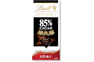 LINDT EXCELLENCE NOIR 85% 2x100g - EXCLUSIVITE