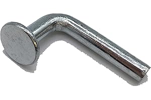 EWANDOR Pallet Rack Safety Bolt, Universal Drop Pin, Flat Top Hat Φ 0.470″(12mm), Width Φ 0.195″(5mm), Height 1.575″(40mm) High from Top to Bottom, Beam Locker, 1 Pack, 50 Pcs/Pack, FM5×40