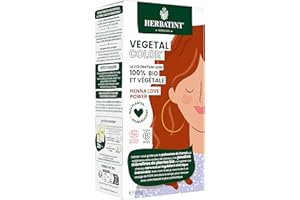 Herbatint Vegetal Color - Coloration végétale 100% naturelle et bio, HENNA LOVE POWER - Henné Pur 100 grammes
