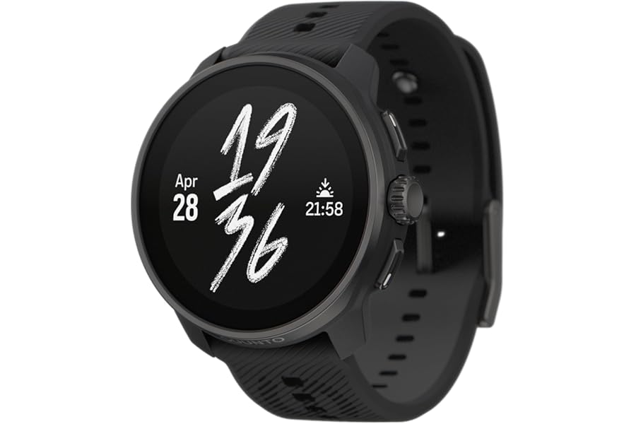 SUUNTO Race S Orologio Sportivo Donne Uomo, GPS Running Activity Tracker, Bi-Band GNSS, Offline Map, AMOLED Touch Schermo, Smartwatch Cardiofrequenzimetro Altimetro, 95+ Sports, Autonomia 13 Giorni