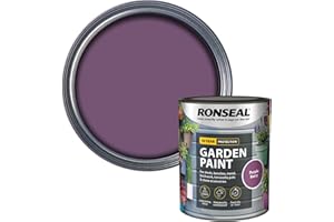 Ronseal RSLGPPB750 GPPB750 Garden Paint Purple Berry 750ml, 750 ml
