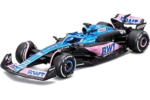 BBURAGO - Formule 1 Alpine A523 2023 de Pierre Gasly 10 - Reproduction de véhicule à 1/43 - Collection Racing - 38072O, Coleurs Assorties