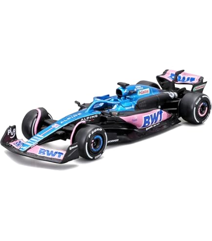 Bburago Alfa Romeo F1 Team Orlen C42 (2022): modelauto op schaal 1:43, #24 Guanyu Zhou, met bestuurder, hardcase, rood-wit (18-38068Z