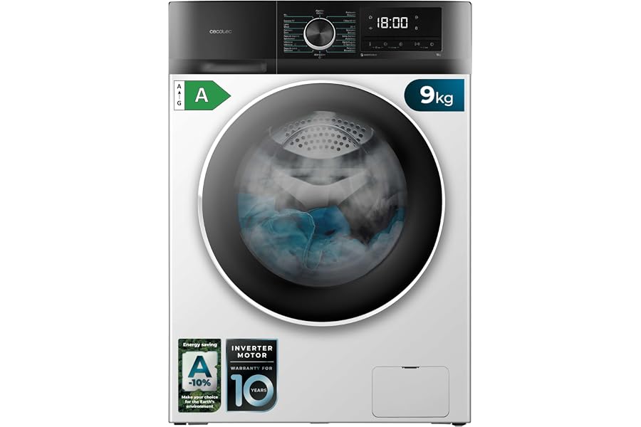 Cecotec Lavadora 9Kg Carga