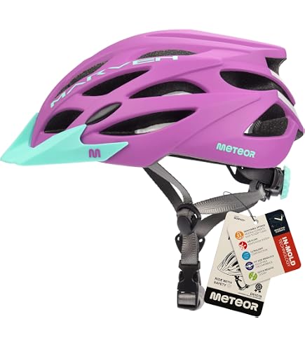 fahrradhelm für brillenträger damen RAILONCH mit Visier brillenträger, EPS-Innenschale leichte Multisporthelm mit 26 Belüftungskanäle, Einstellbare Fahrradhelme Herren Kinder (schwarz-blau) Sport & Freizeit Durchmesser | Länge | Gewinde:12 mm | 174/180 mm | 1.75 mm WAG MTB Pedale mit Category:E Bike City / Urban_50 mm
