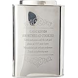Premier Housewares 0507637 Classic Scottish Shortbread Cookies Contenitore per Biscotti, Acciaio Inossidabile, Argento