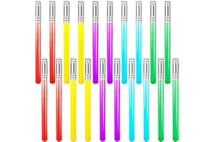 Haconba 20 Pack Inflatable Light Saber Blow up Light Sword Toys for Kids Cosplay Halloween Theme Party Favors, 5 Colors