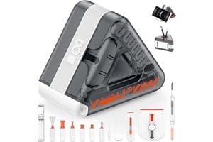 Reesibi 20 en 1 Kit de Nettoyage Clavier, Ordinateur pc Laptop Outil Brosse Pinceaux Nettoyant Ecran pour Téléphone Portable, Clavier, écouteurs, avec Support pour téléphone Portable et Porte-Stylo